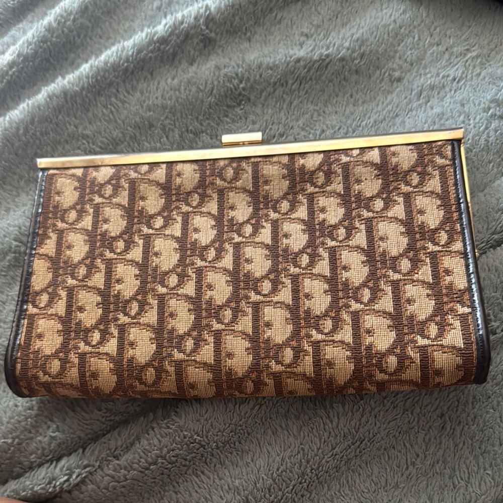 Dior Brown Trotter Clutch